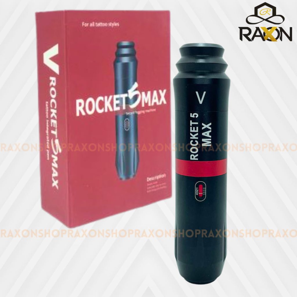 خرید دستگاه تاتو پن راکت V5 مکس - raxon shop